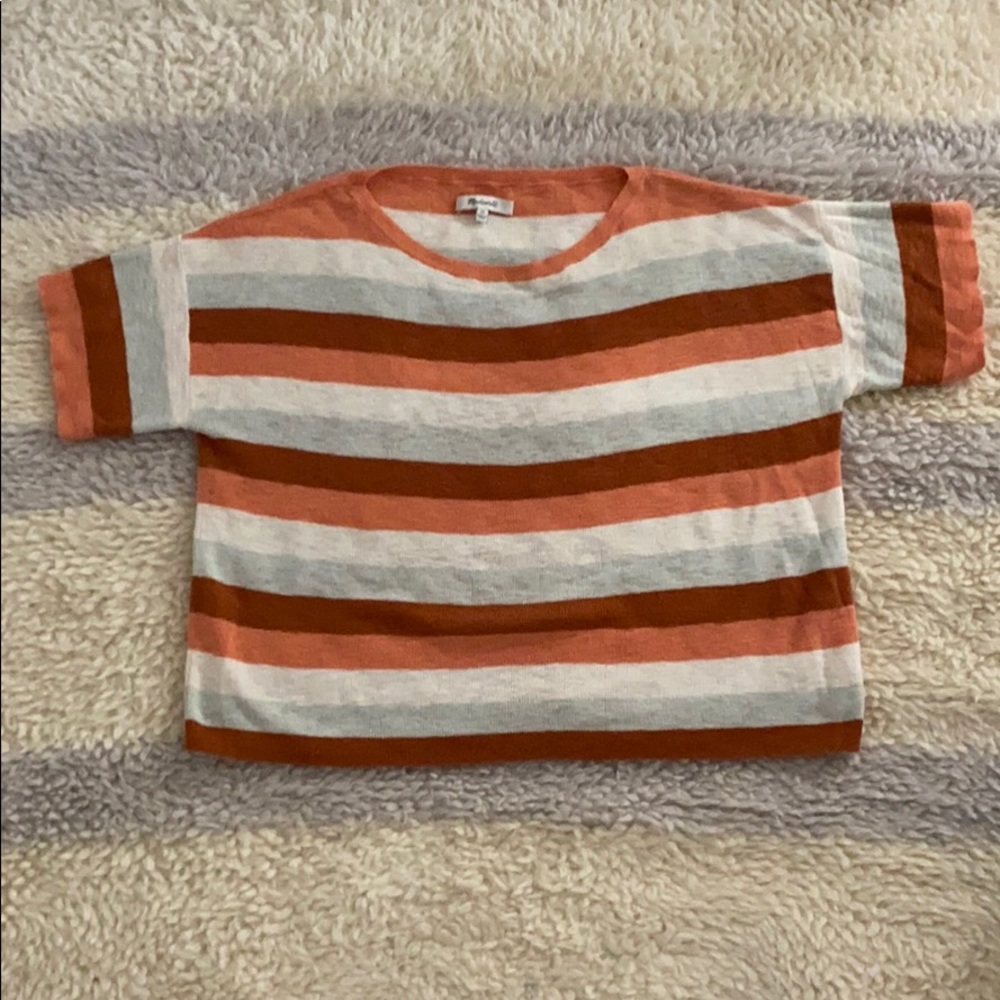Madewell Striped Cotton Sweater size XS